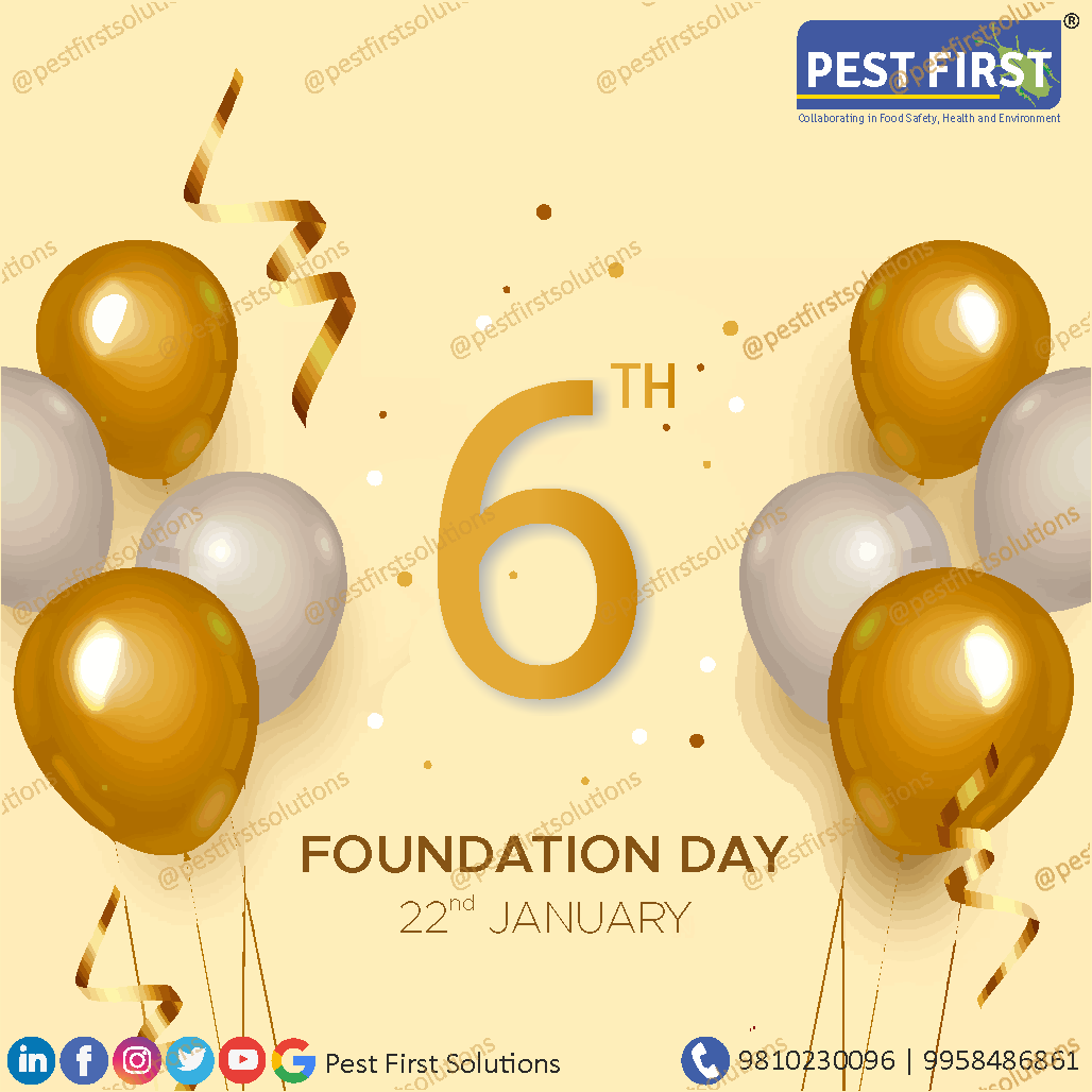 PestFirstSoln's tweet photo. 🎉 Celebrating 6 Years of Pest First Solutions!

Thank you for trusting us to protect your homes and workplaces.

Here’s to many more years of growth and excellence! 🚀

#FoundationDay #6YearsStrong #PestFirstSolutions https://t.co/7Yk11ZtfX6