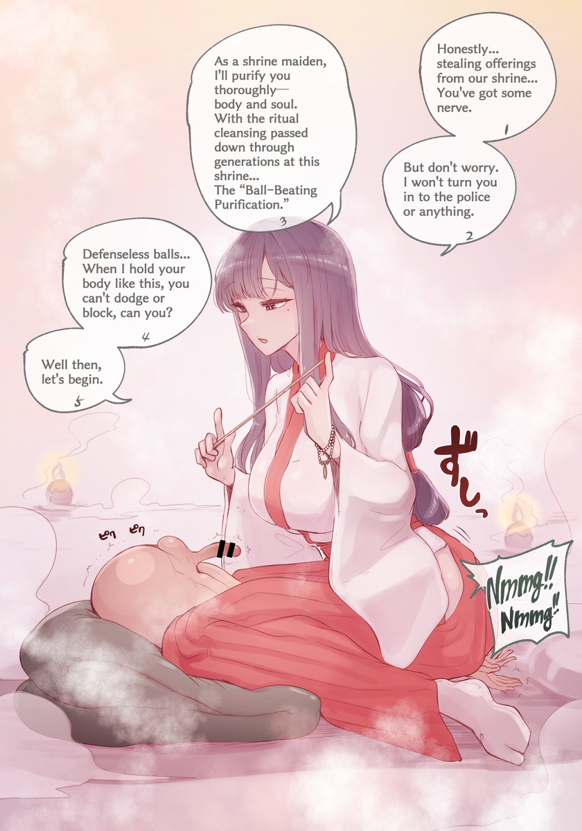 双子巫女の母親の玉責めを公開しました🐶
続きはPIXIVにて公開中です!
裸差分など、FANBOX、Fantiaで公開してます🐕 