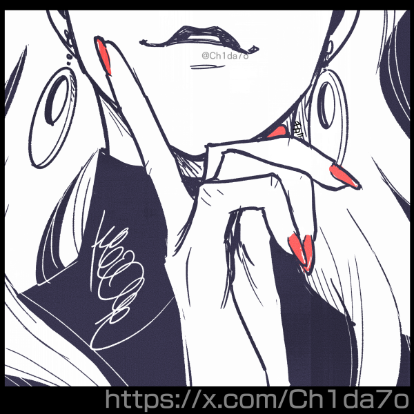 爪って地味に描くの難しいなって思いながらいつも手を描いています