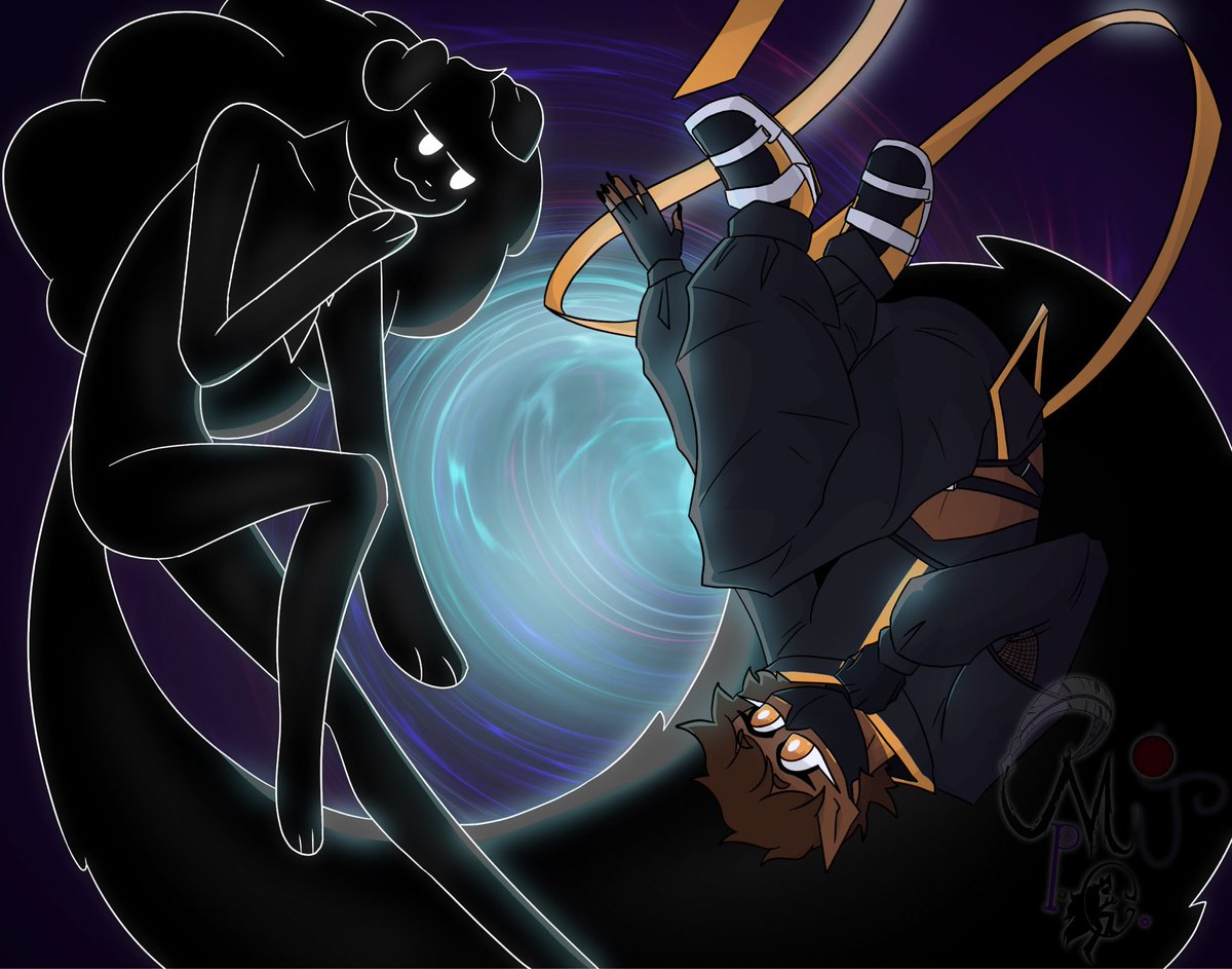 Fan art for <a href="/puppysnackz/">puppysnackz (EMERGENCY COMMS)</a> and <a href="/0nyxFlow/">OnyxFlow 🔞 (Comms Soon)</a> 

I wanted to check up and see if y’all are doing ok