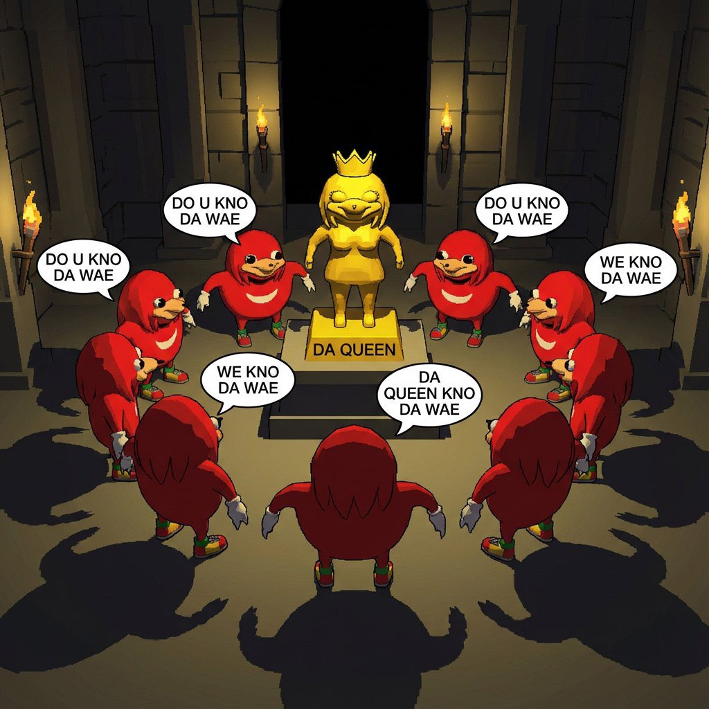 Da queen has spoken. 

She kno da wae!