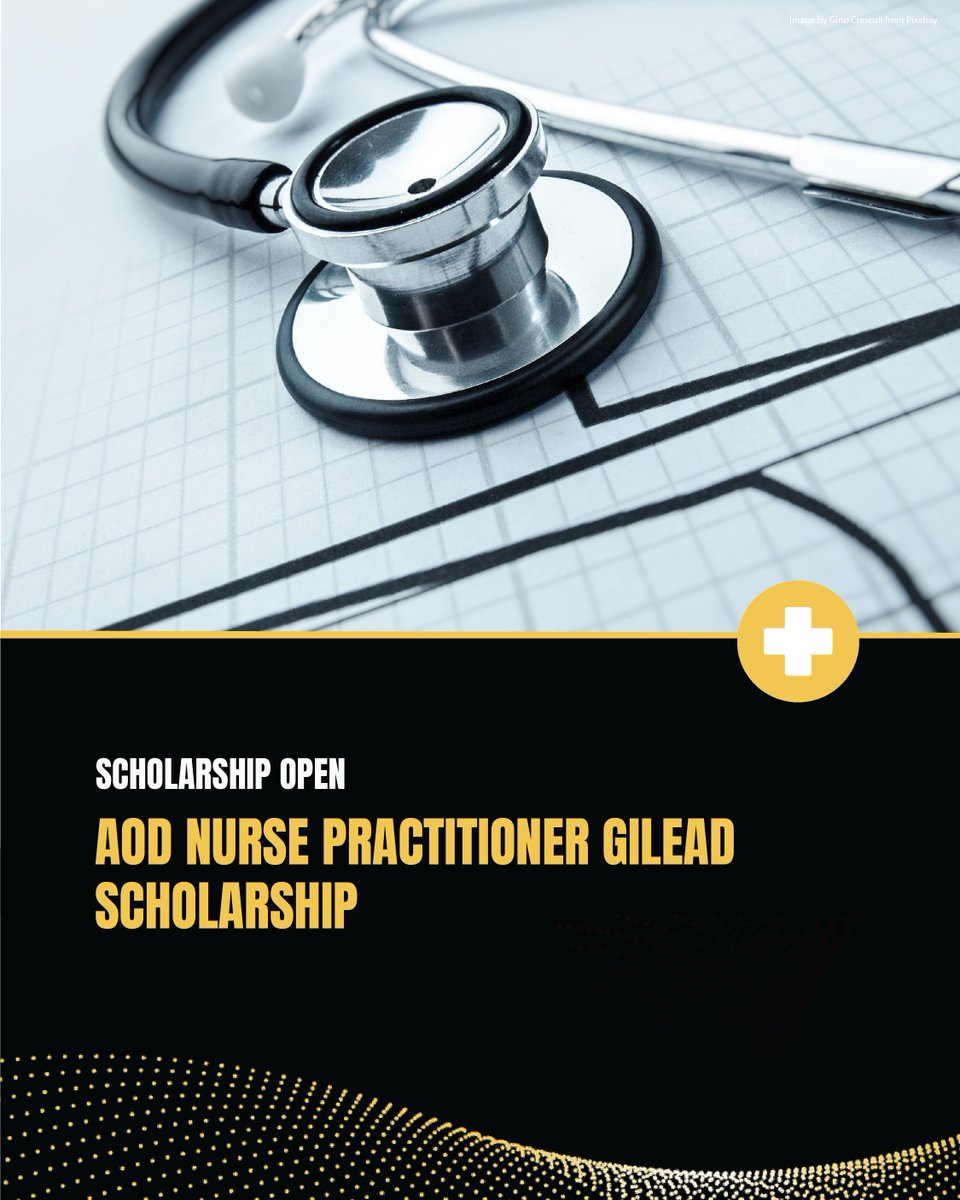 #SCHOLARSHIP The AOD NP Gilead Scholarship is now open!
 
🗓️ Applications close: 5.00pm AEDT, 1 March 2026.
ℹ️ Tap the link for more bit.ly/4r9GH7v
 
Supported by <a href="/GileadSciences/">Gilead Sciences</a>

#NextGenNP #AODNursing #NursePractitioners #Australia