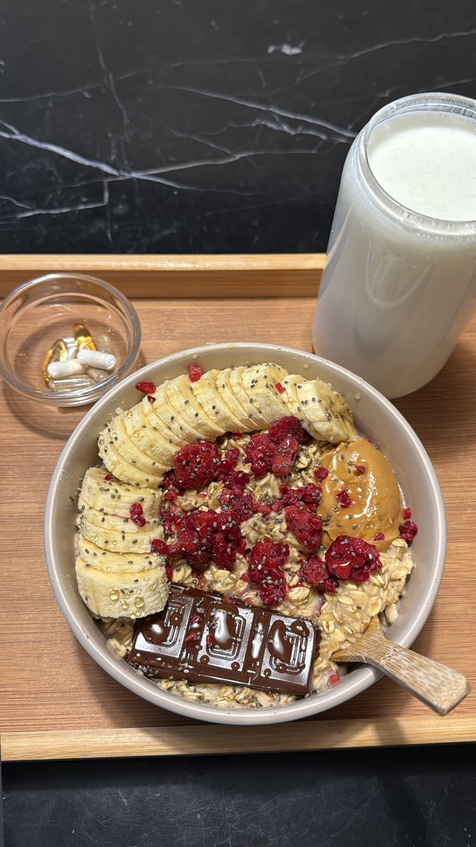 Tokenoya's tweet image. Gm guys

strong breakfast → strong day.

if you want to perform, you have to respect your body.

big one ahead: 

meeting the web3 arm of a top global real estate developer this morning, then pushing a potential collab with an ecosystem i’ve been shilling more and more lately 👀