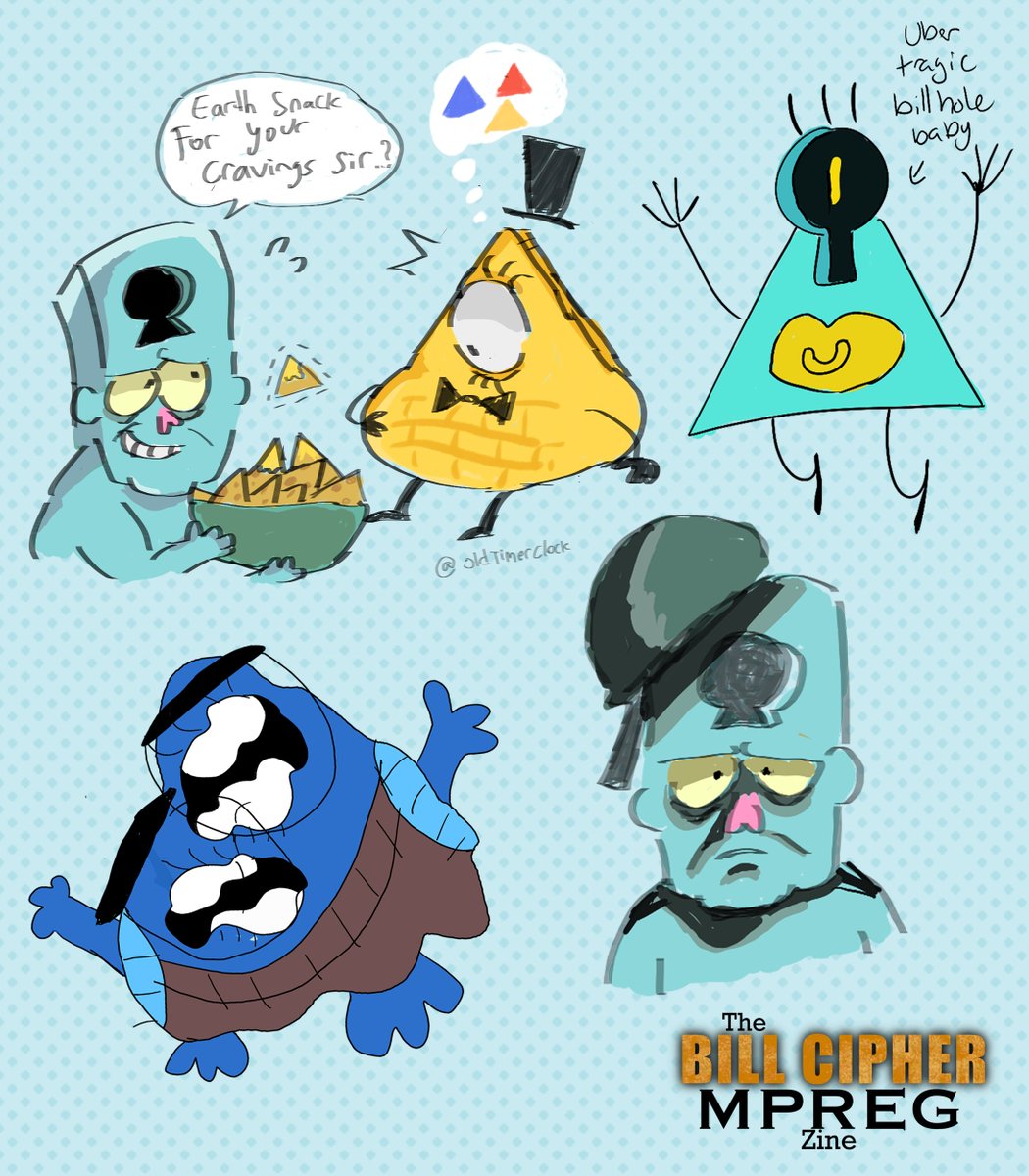 The Bill Cipher MPREG Zine tweet media