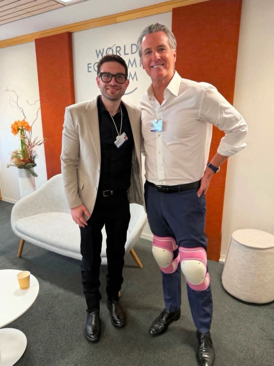 #Davos2026 #Newsom #soros