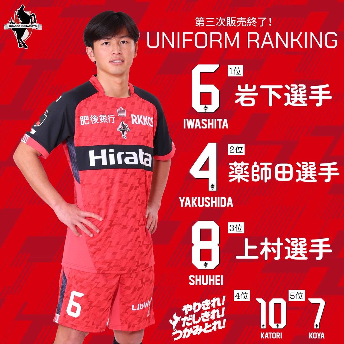 2026ユニフォーム 第2次・第3次販売分＼選手ネーム＆ナンバー受付