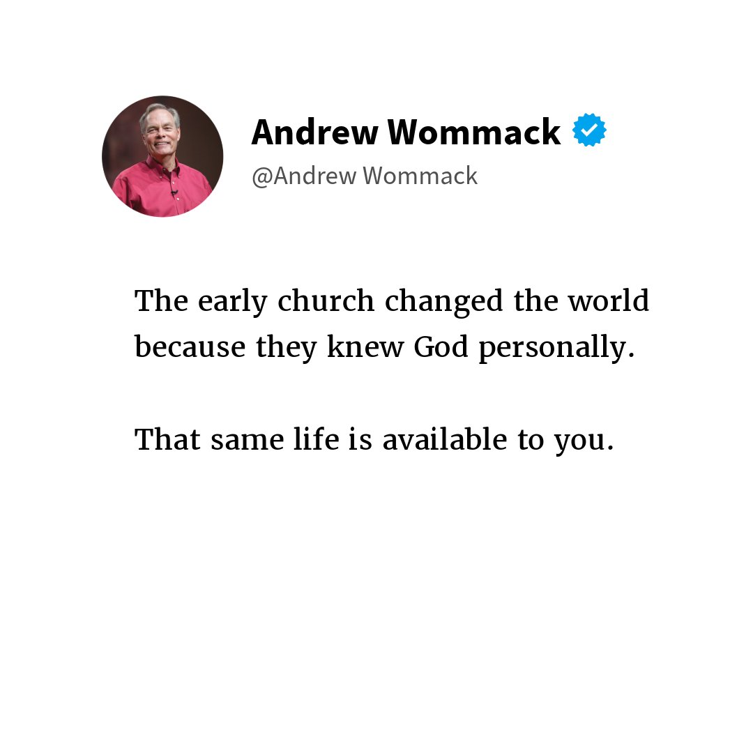 andrewwommack's tweet image. Step into the relationship that transforms you from the inside out:
👉 l.awmi.net/TheresMoreToIt…

#RelationshipWithGod #Church #PersonalGrowth