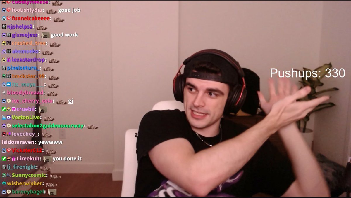 foolishupdated's tweet image. [⛏️] After 330 pushups, Foolish is calling it there for today!