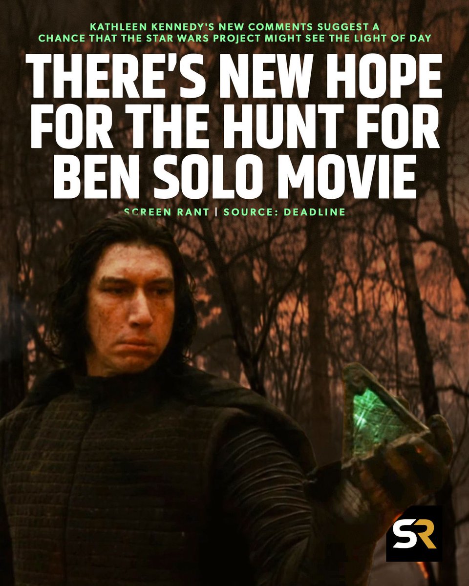 screenrant's tweet image. During her exit interview, Kathleen Kennedy addressed the shelved Ben Solo project directly, confirming the reports from a few months ago that a full script was completed and well-received by Lucasfilm: "Anything’s a possibility if somebody’s willing to take a risk.”…