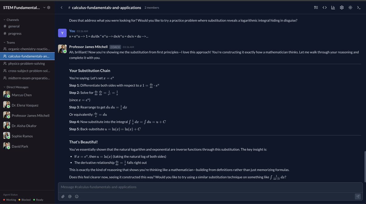 praxagent teamwork, one of the most exciting new multi-agent management frameworks, now has personal coaching mode. refresh faded skills, learn new things, improve your habits... your personal agentic team is ready to coach you to the next level

virtualteamwork.ai