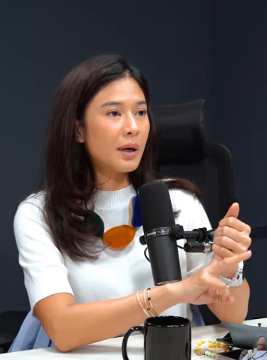 damn …  beauty + brain. she is 43 btw and looking extremely good and as sharp as ever. dian sastro is a legend man