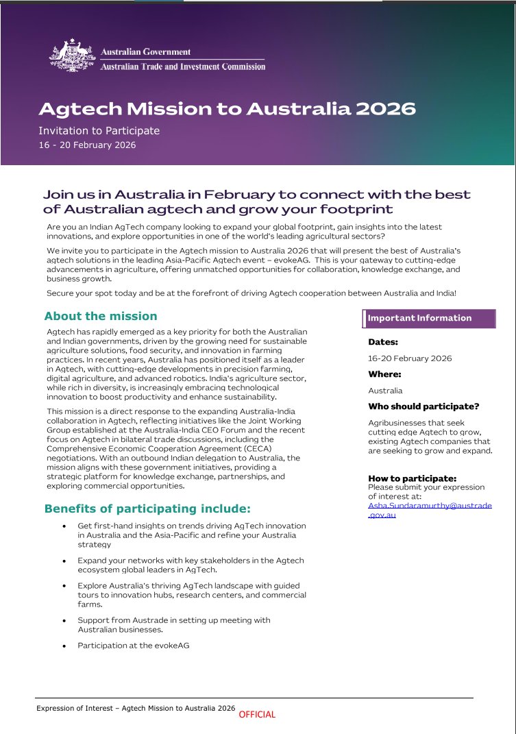 Austrade India tweet media