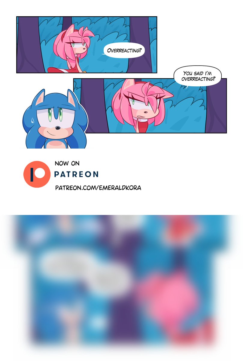 Guys the next part of My Boy may take a few more days to arrive because some characters that are difficult to draw and color will appear for me and TEAM CHAO.
So please be patient! But you can already see part 8 on Patreon!  🩵🩷patreon.com/EMERALDKORA