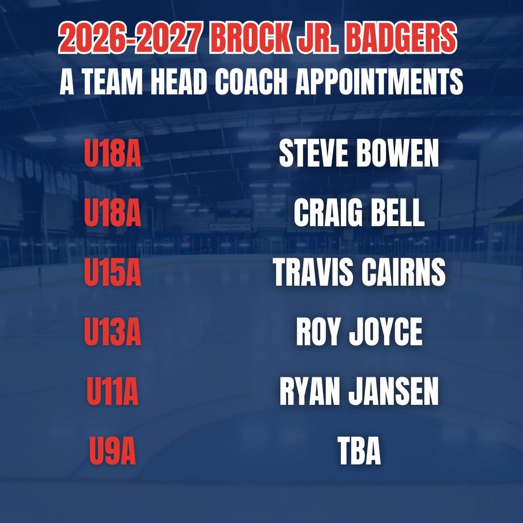 The SCFHA is proud to announce it’s A level head coaches for the 2026-27 season. 

Please visit our website for contact information and further details.