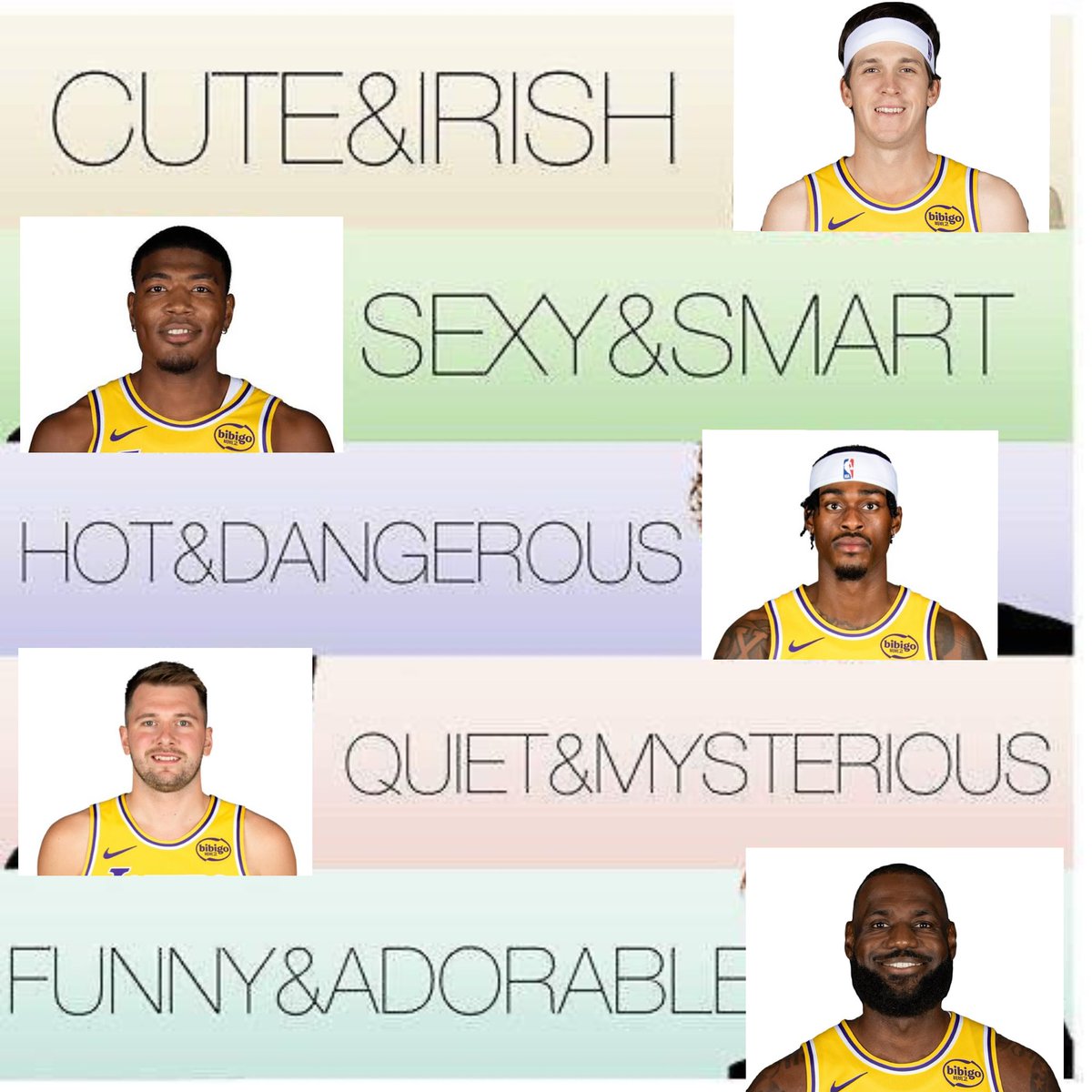 just remembered that lakers boyband segment