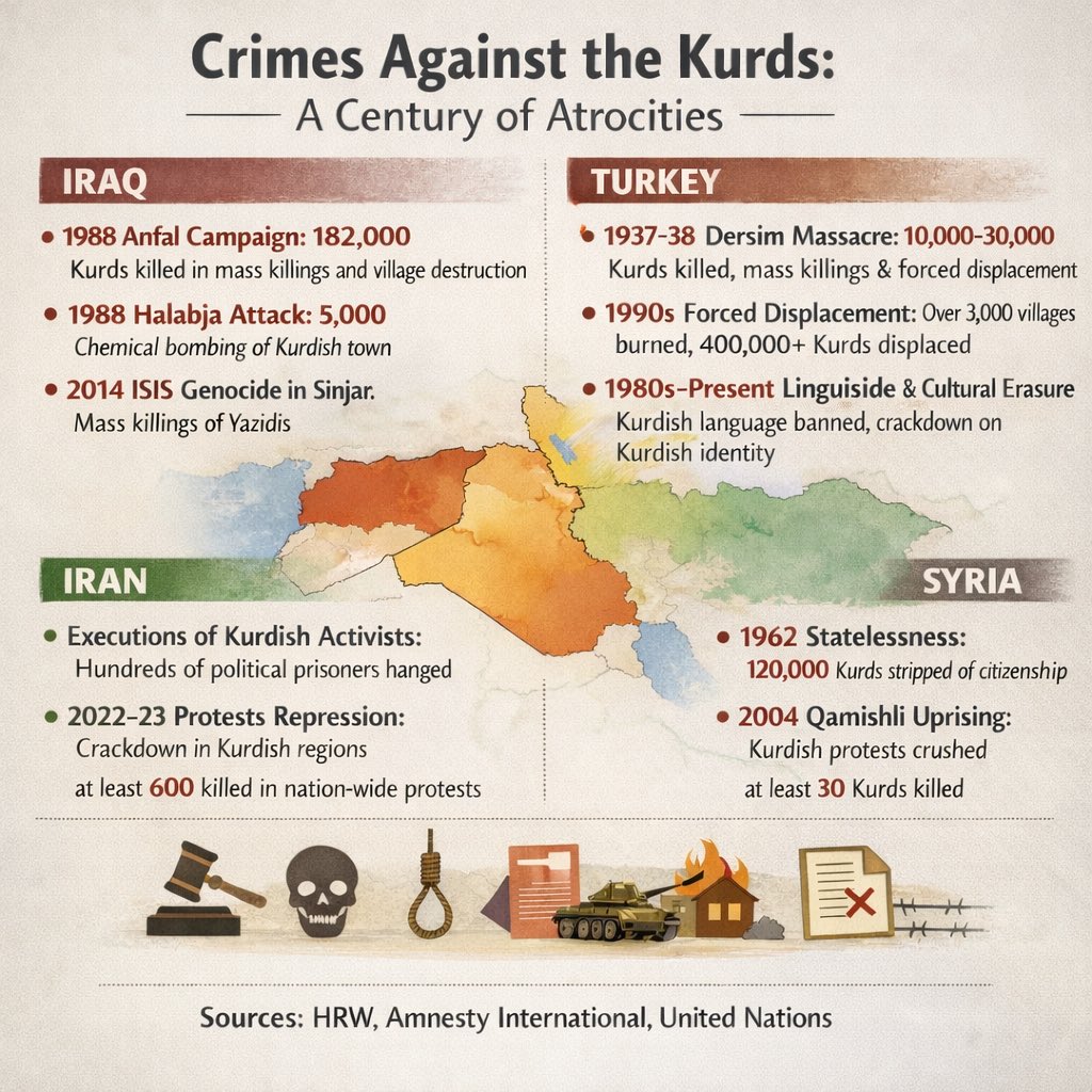 namo_abdulla's tweet photo. For those who may not be aware, this is a snapshot of the crimes documented against #Kurds over the past century. https://t.co/DriI9YCLkc