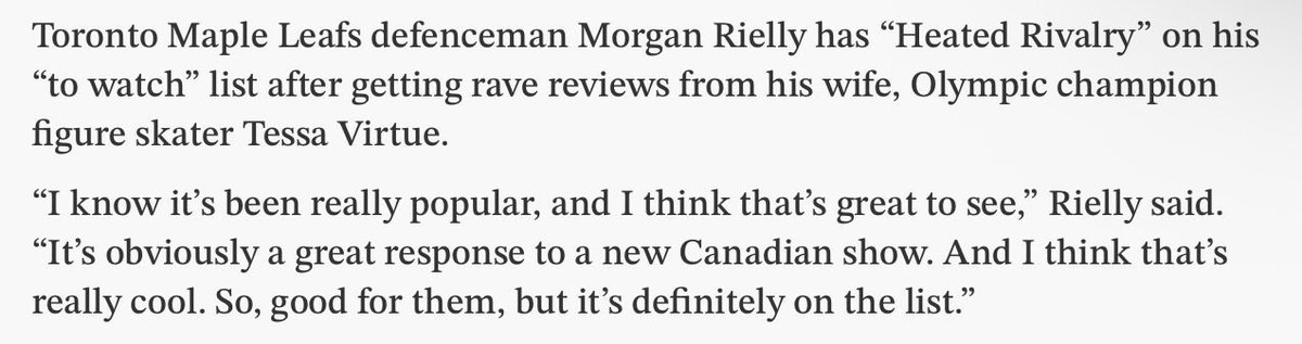 Well if anyone knows what it’s like to endure a decade-long situationship with the only other person in your sport who’s as talented as you it’s Tessa Virtue