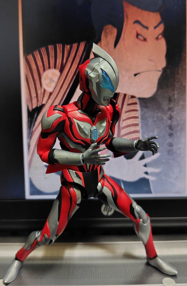 halfboiled_1211's tweet photo. お年賀で頂いた#ウルトラマンジード 。

#ウルトラマンジードプリミティブ 
#フィギュアライズスタンダード 
#三代目大谷鬼次
#奴江戸兵衛 
#東洲斎写楽 https://t.co/vFJ4nZApsY
