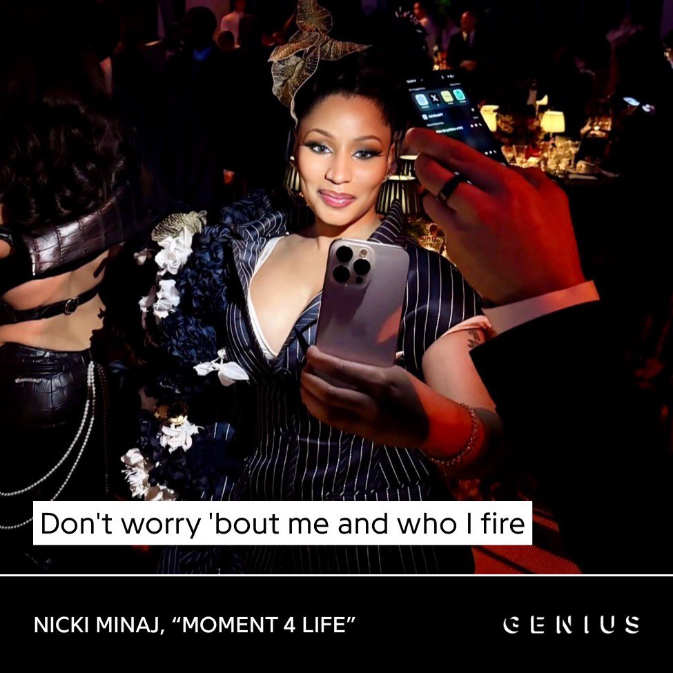 i mean…no cap in her rap!