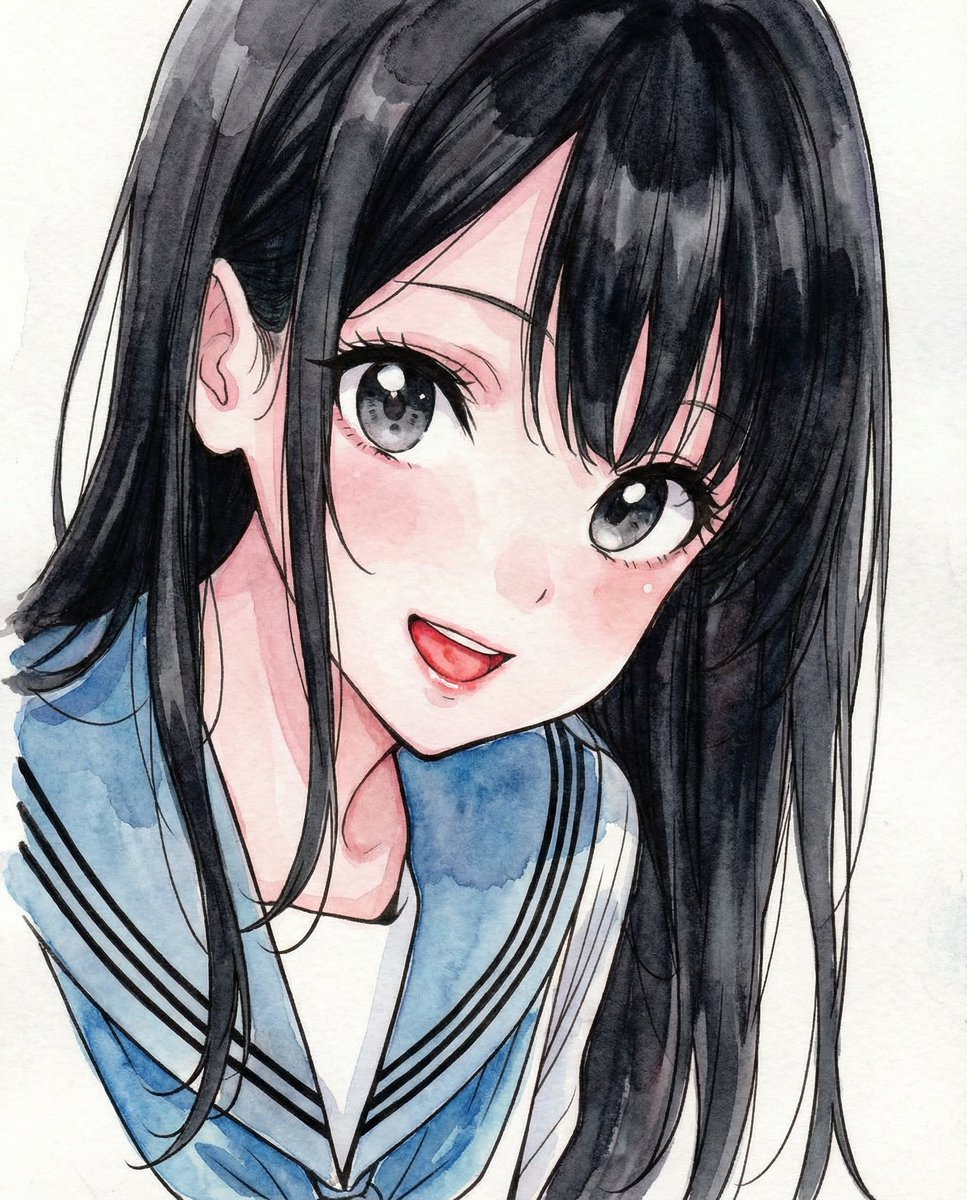 やはり引用ポストの分はそもそも線画が下手だから下手に塗られてただけで(笑)、AIイラストを元に指示したらきれいに塗ってくれました。

1枚目:nanobananaに白黒にしてもらったAIイラスト
2枚目:「アニメ風に色塗りをしてください」と指示
3枚目:髪、肌、服などに塗ってほしい色の点をつける 