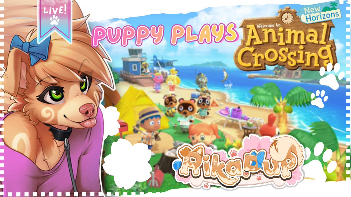 CROSSING MORE ANIMALS!! We're searching for the cute villagers! twitch.tv/rikapup