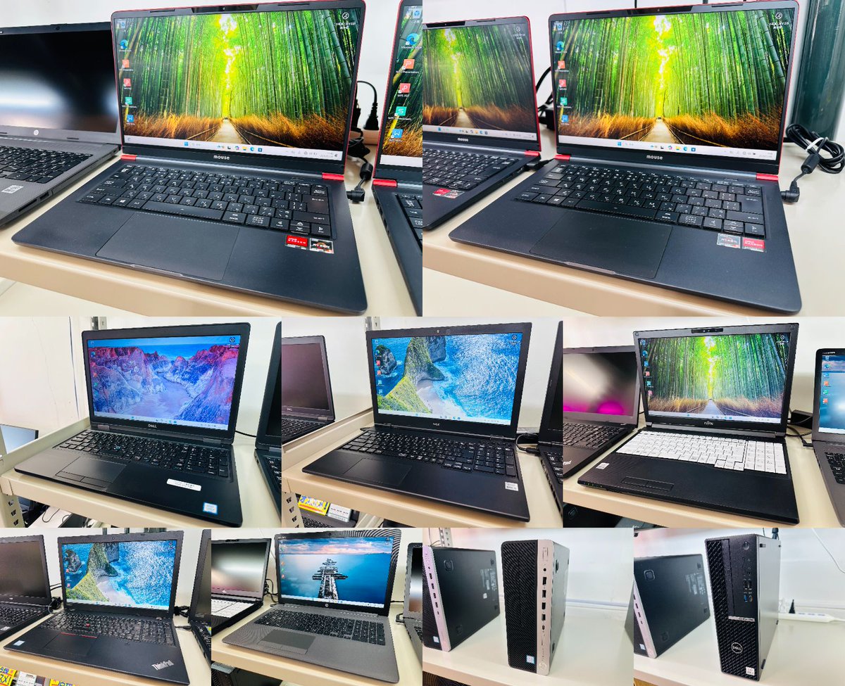 PC_119's tweet photo. Windows 10サポート終了前の9月あたりから多忙になり情報配信できておりませんでした🫠
寒いですが体調は崩されておりませんか？

最近入荷したWindows 11中古パソコンのご案内です✨
#岩見沢 #中古パソコン #パソコン修理 #ノートPC #デスクトップPC https://t.co/IAVWltsBSE