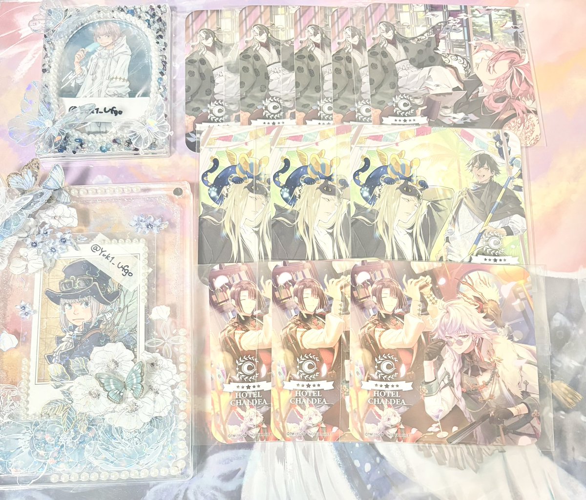 交換・譲渡】fgo ホテルカルデア コースター 譲:マーリン&太公望