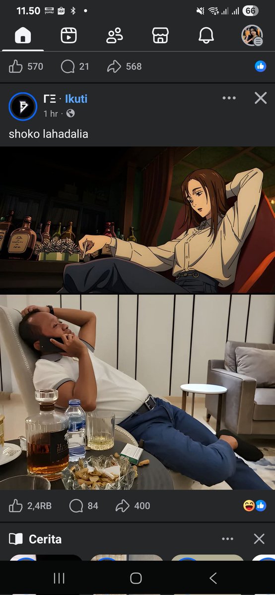 shouguru's tweet image. Sumpah gw langsung tutup facebook