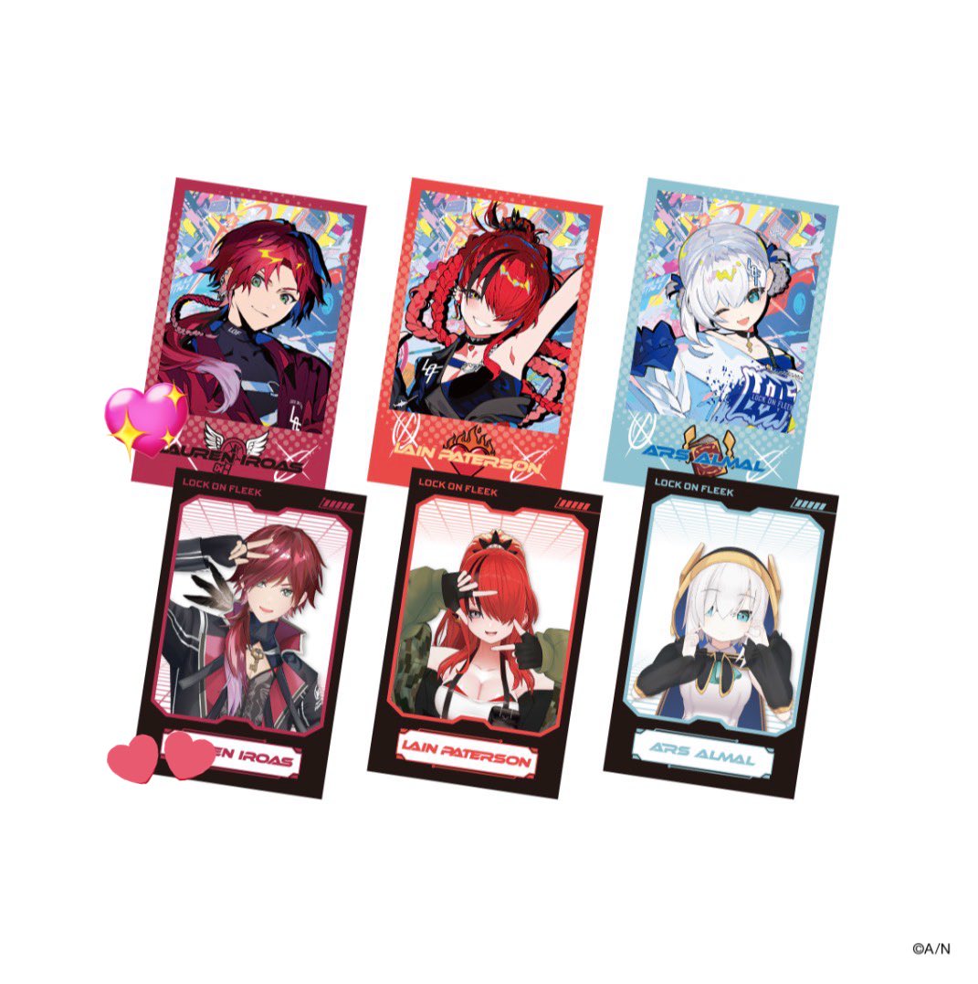 fec7q's tweet photo. 【交換】
にじさんじ LOCK ON FLEEK GAME FESTA  ロクフリ グッズ チェキ

譲）画像1

求）画像2(💖>💕)

・現地>>郵送での交換
お気軽にお声掛けください！ https://t.co/fD3WxfOmsX