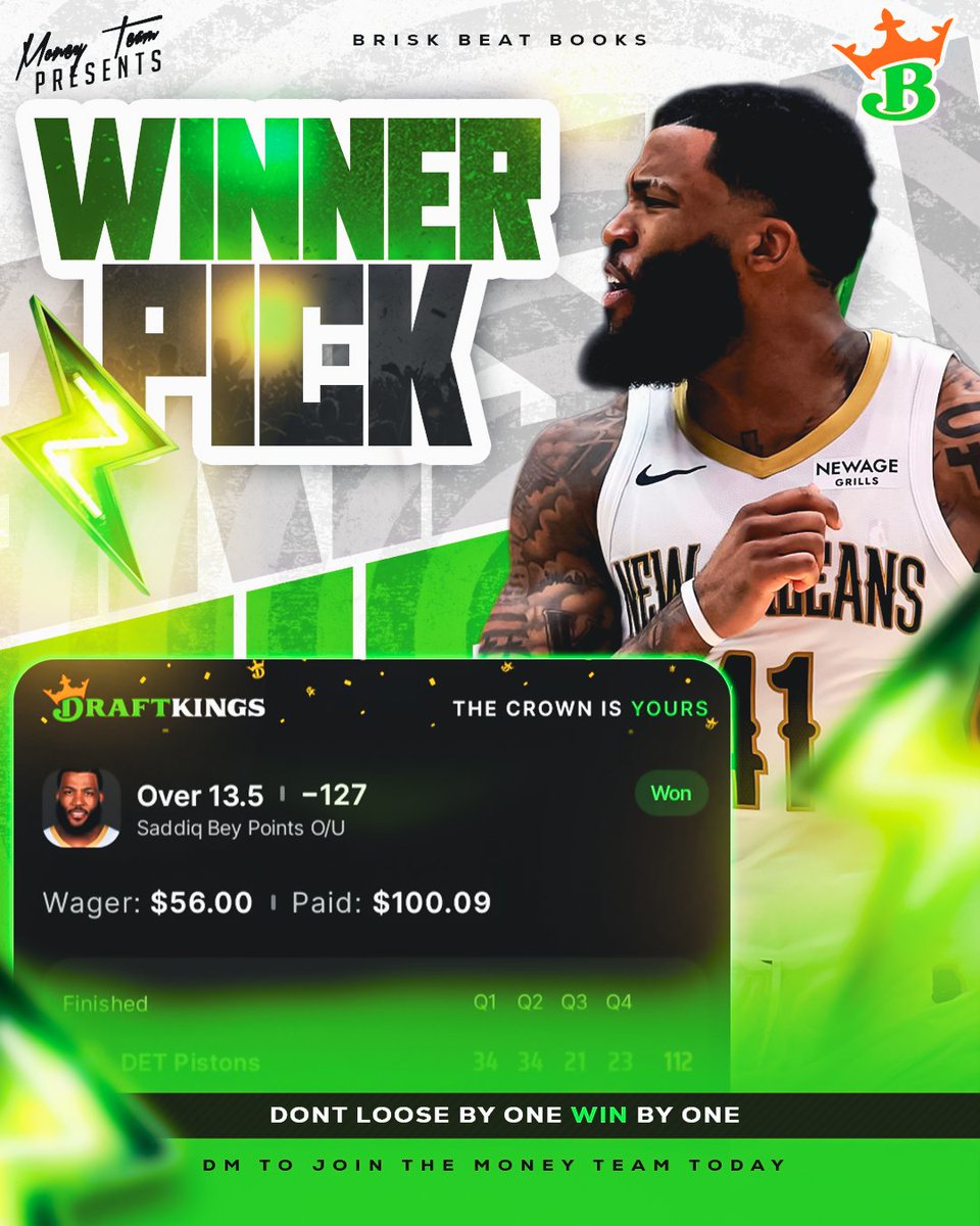 BriskBeatBooks's tweet photo. TAP IN WITH VIP DONT LOOSE BY ONE WIN BY ONE 💰 https://t.co/k07XkUmkOa