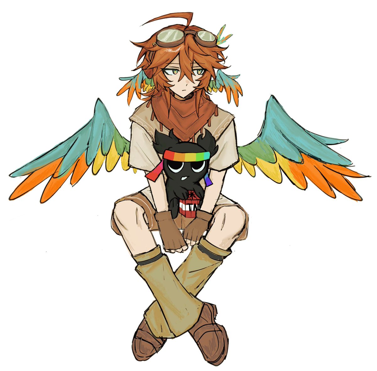 yqnru's tweet image. parrot doesn't know its planning Something Evil .......