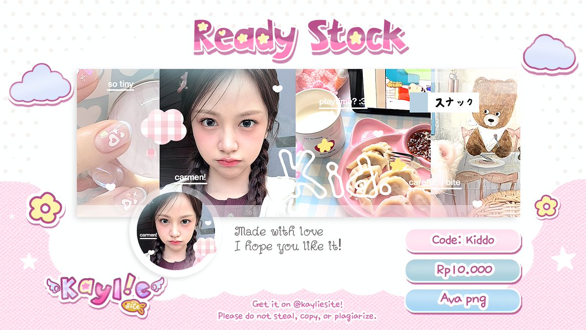 hzaeum's tweet image. ౨ ◟🎹☘️ 𓈒⠀help  RT,  makasih yaa!⠀xx.

+% もしもし the pinky kiosk bringing 8 layout ready stock rs 🪽◞  ♡ ! 🍧💬 prici di pic, jajank lewat DM atau tele @kayliesite 🌸 aku juga lagi optip, scroll ke bawah

tags.  wonyoung, ian, carmen, karina, keonho, kya  ☻  #zonauang