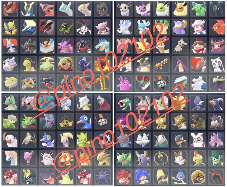 pino102102's tweet photo. 0122
🌟ポケモン配布企画11🌟

画像から選択🆗

当選者は3名☘️

〜参加方法〜
・フォロー、RT、リプに希望1つ記載

〜参加条件〜
・当選後、固定ポストにいいねと受取完了をリプ
・zaまたはsvでの交換
・1/22 24時までに受取可能な方

〆1/22 20時

#ポケモン配布
#ポケモン交換 https://t.co/xvYJ76G0tn