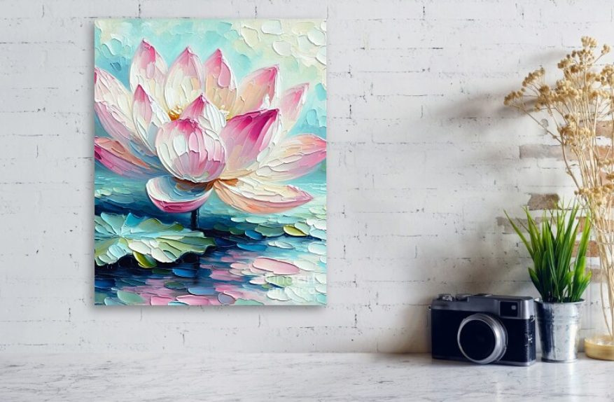 indigoartpal's tweet photo. A soft, serene lotus in bloom — a symbol of peace, renewal, and quiet strength. Perfect for meditation spaces, bedrooms, or anyone who loves calming, meaningful art. Available in different sizes and media — you can find it here: https://t.co/0X7GhscKyW 

#LotusArt #CalmingArt #SpiritualDecor #MeditationArt #ZenDecor #WallArtForSale #WellnessDecor #FloralArt #Mindfulness