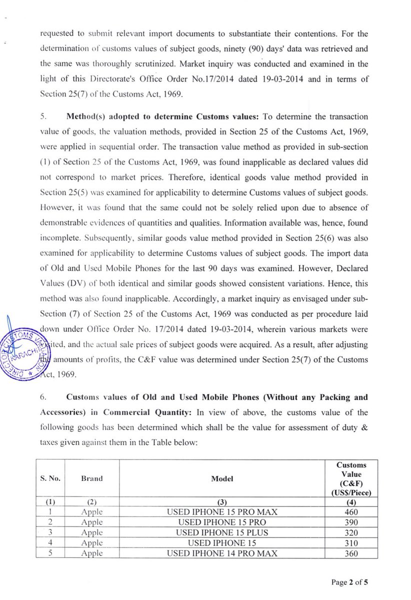 KasimGillani's tweet photo. The recent FBR valuation ruling on used smartphones is a welcome and much needed reform. By bringing customs values in line with international market prices, it reduces arbitrary assessments, lowers import-stage taxes, and ultimately makes quality smartphones more affordable for consumers.
#PTATax