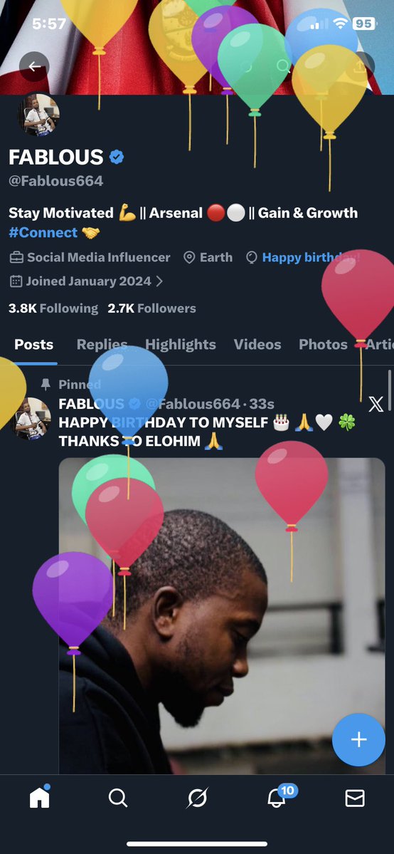 Fablous664's tweet image. HAPPY BIRTHDAY TO ME..
ELOHIM BE PRAISED 
🎂 🍀🤍🙏
