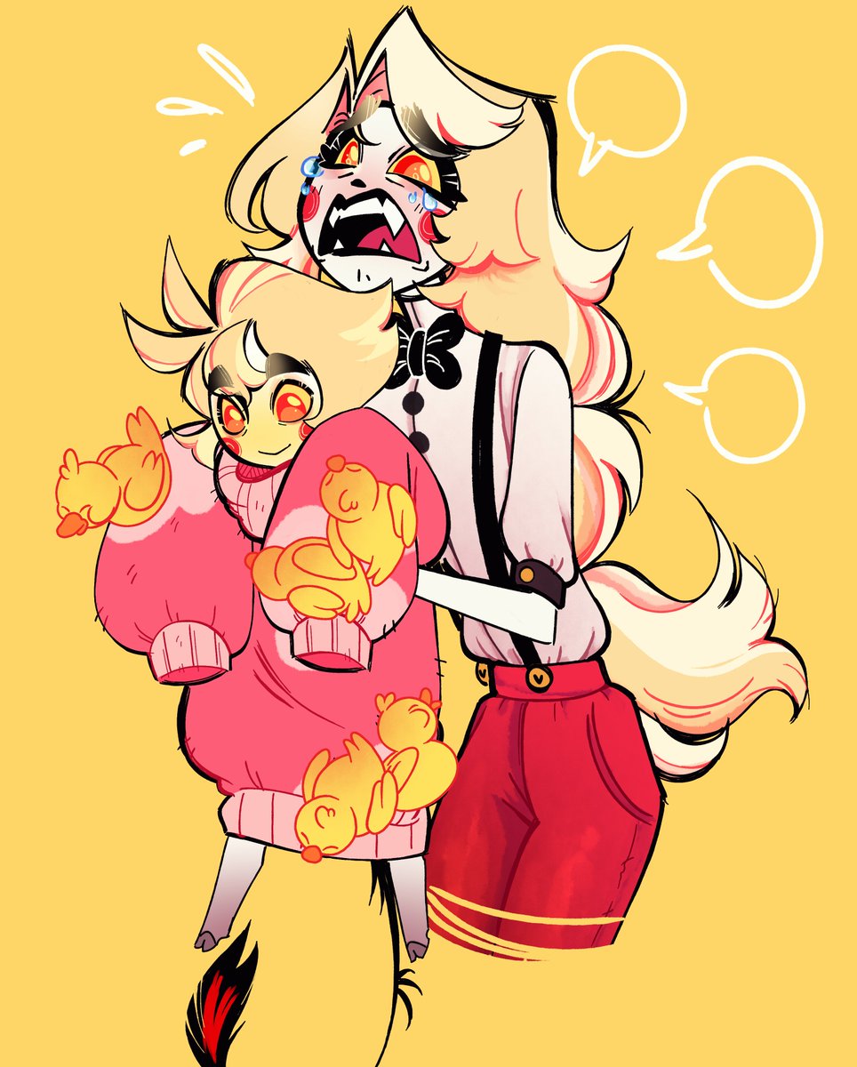 earendel144's tweet image. Baby Luci is such an adorable sweet little pie, I love him so much 💖💛🐣🐤
#LuciferMorningstar #HazbinHotelLucifer