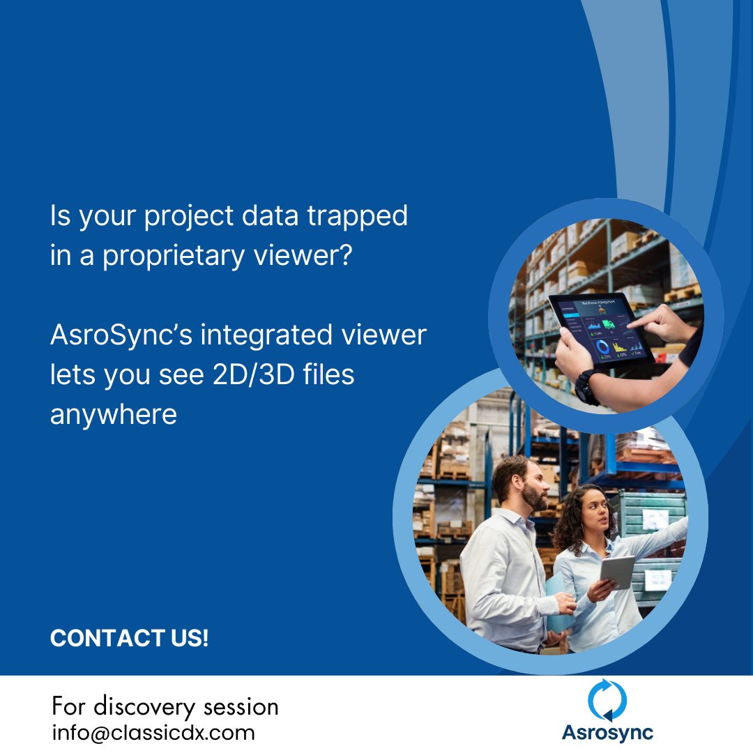 AsroSync's tweet image. Is your project data locked inside proprietary viewers? 

When access is restricted, collaboration slows—and decisions suffer.

For more details visit asrosync.com or call +1 470 707 2943