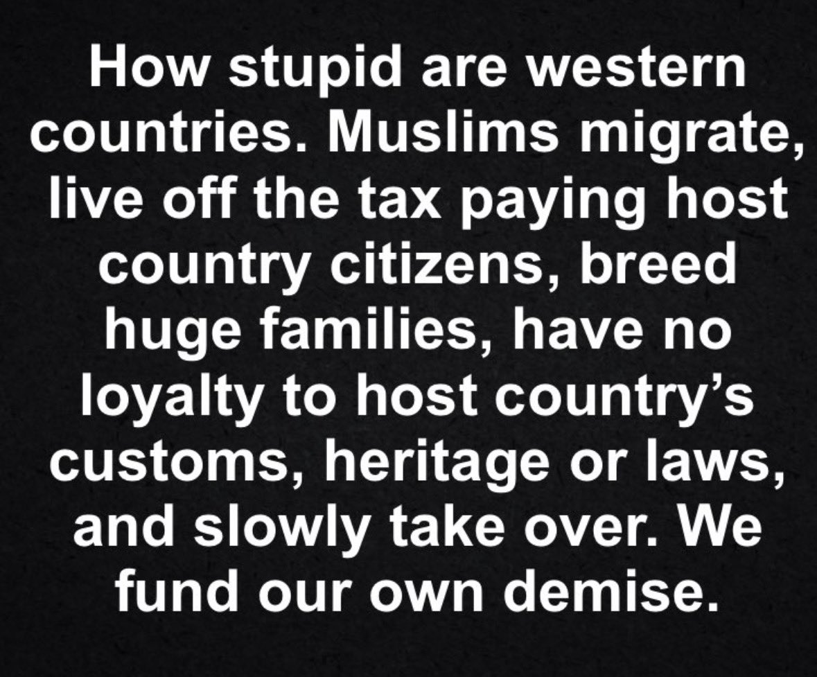<a href="/AveryDaye/">Avery Daye</a> Europe has become unrecognizable. I just had dinner with a friend who just came back from Rome and said she’ll never go back. If we’re not careful, the same thing will happen in America.