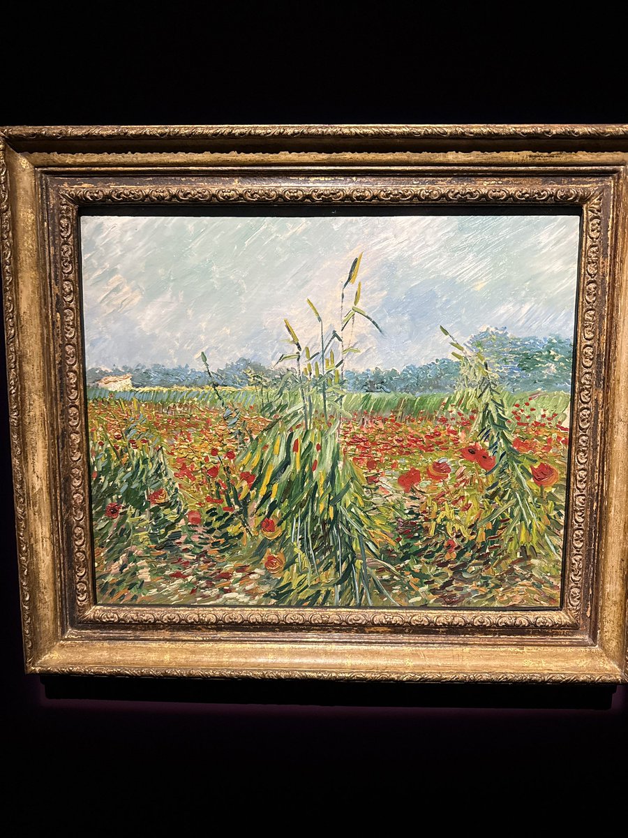 woo_1212's tweet image. 인상파, 찬란한 순간들 전시를 보고왔어요 
우리나라에 최초로 들어왔다는  빈센트 반 고흐의 “밀 밭의 양귀비” 실물도 봤어요 양귀비 잎에 물감이 여러겹 얹어져있는 모습과 모네의 수련도 봤는데 봐도 봐도 좋더라구요 
이 곳은 다른 미술관과 다르게 작품을
보기 전 소극장에서 도슨트를 듣고…