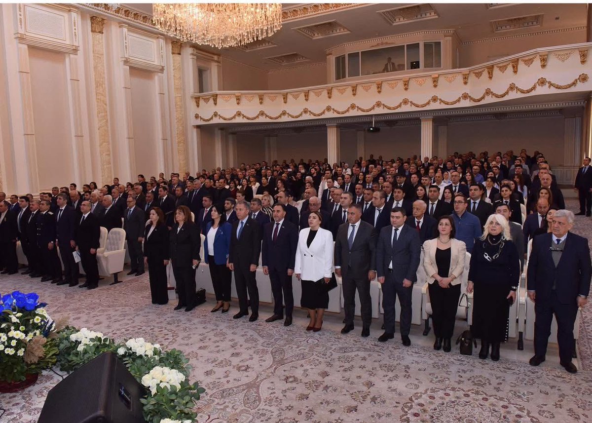 mirkishili's tweet photo. Together with the Head of the Sumqayıt City Executive Authority, my fellow MP colleagues, and representatives of the city’s public, we took part in the reporting event dedicated to the results of the Sumqayıt City Municipality’s activities for 2025 and shared our proposals. https://t.co/7NtoHrSoTS