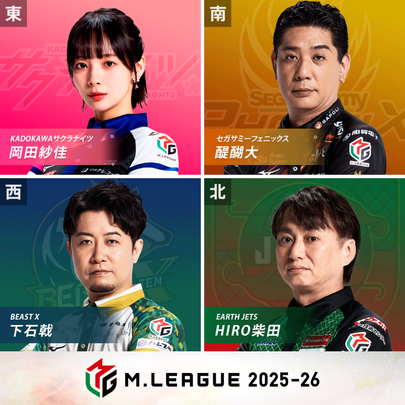 大和証券 #Mリーグ 2025-26 1/22(木) レギュラーシーズン 71日目/108日