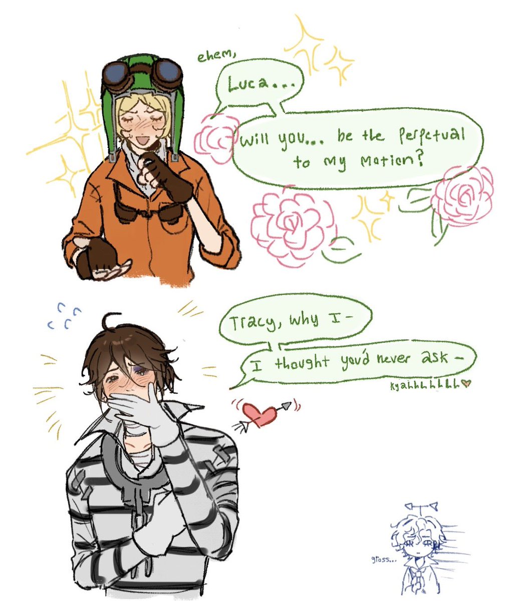 feimao_salmon's tweet image. ill stop making #lucatracy slop in a moment. i swear.