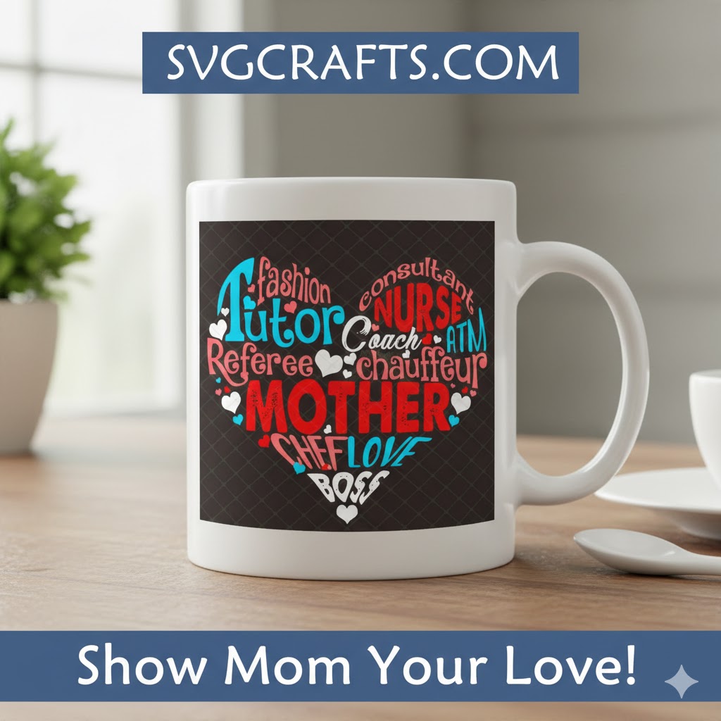 SvgCrafts's tweet image. She does it ALL ❤️  “MOTHER” packed with every role she rocks: Nurse, Chef, Boss, ATM &amp;amp; more! The ultimate tribute to super moms. Perfect for tees, mugs &amp;amp; gifts that hit the feels.  💕 svgcrafts.com/mom-life-heart… #MomLife #MultitaskingMom #MothersDay #MomSVG #CricutMom #BusyMom