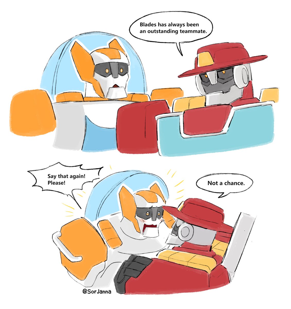Janna_SL0216's tweet photo. The way they interact is just adorable.
#tfrb https://t.co/1aTU9Q7fKd