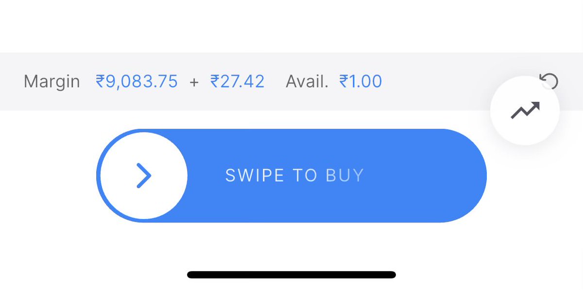 <a href="/zerodha/">Zerodha</a> You should fix this UI issue.

Refresh and view chart are almost close