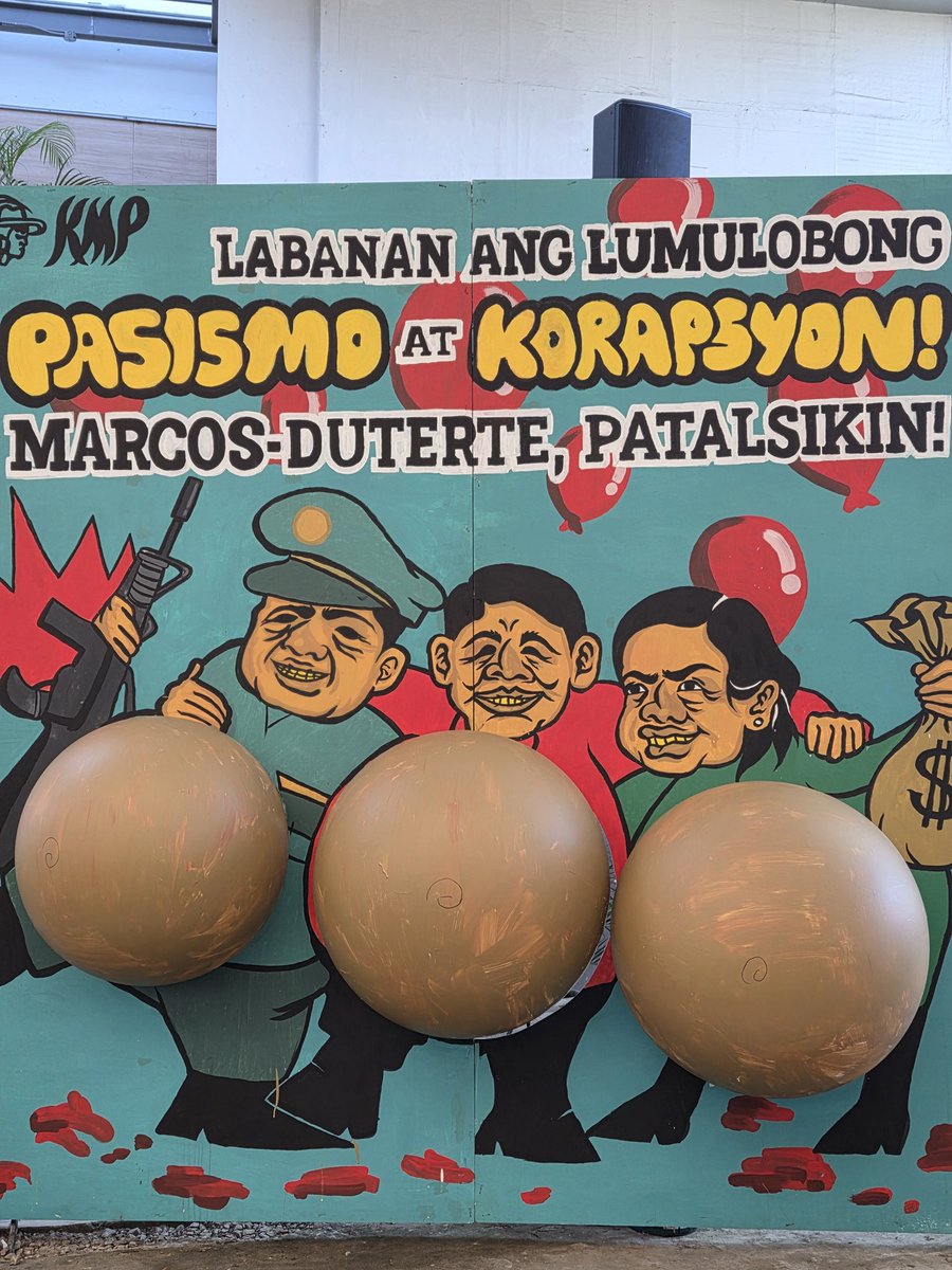 mongster's tweet photo. Labanan ang pasismo at korapsyon! https://t.co/UzD22ZDpQ0