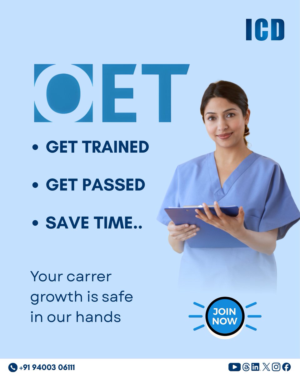 icd_languages's tweet photo. Get trained. Get passed. Save time.

Your career is safe in expert hands.
📞 +91 94003 06111 https://t.co/MGky2L3AwY