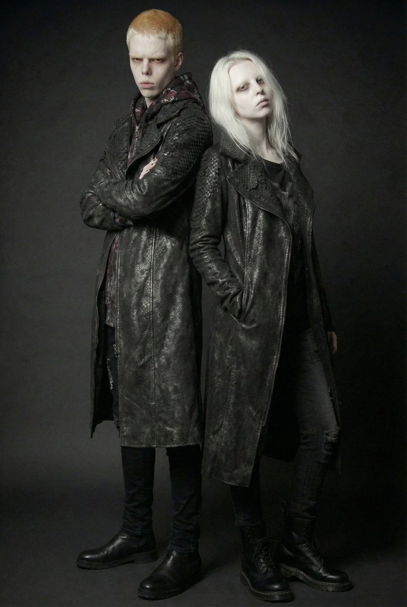 S.D.S. h.naotoドラゴンレザージャケット Dragon leather metal long Jacket】 Mサイズと大きめXLの2サイズ展開