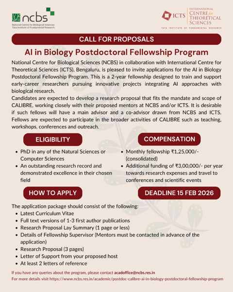 National Centre for Biological Sciences tweet media